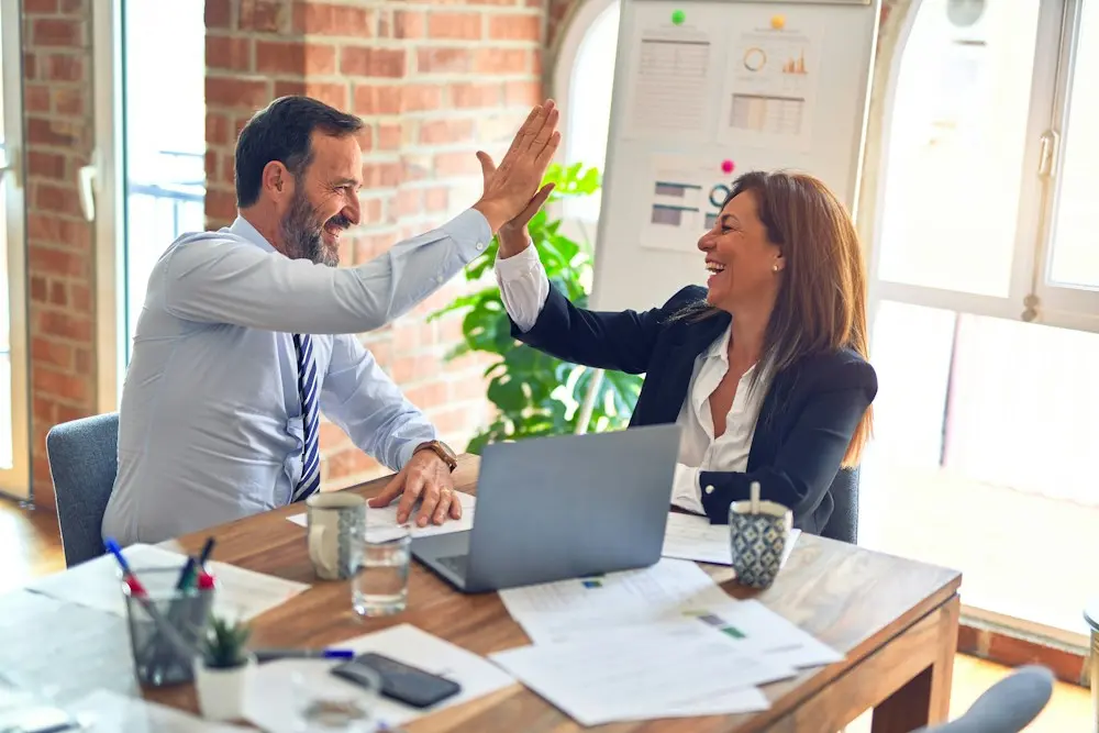HR professionals in a strategy meeting